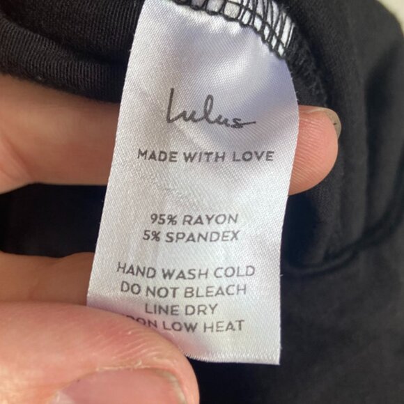 Lulus Black Sleeveless Ruffled Repeat After Me Bodysuit - Picture 8 of 10